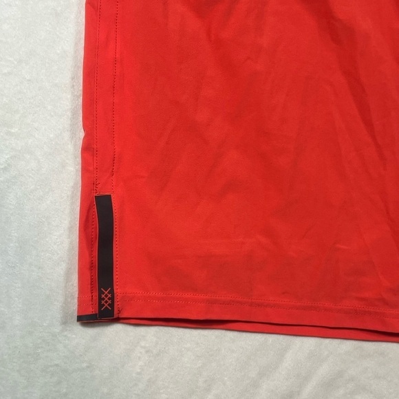 Rhone XXL Athletic Shorts Amber Red Stretch Performance Wicking EUC - Picture 4 of 10